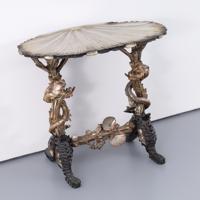 Italian Grotto Style Shell-Form Console Table - Sold for $10,496 on 10-11-2026 (Lot 615).jpg